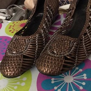 Bronze/Silver sandals